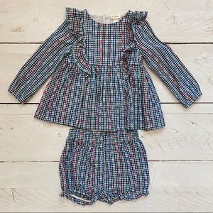 Cat & Jack Ruffled Blouse & Bloomer Shorts